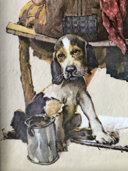 画像4: Vintage The Saturday Evening Post Norman Rockwell Art w/Frame (A282) (4)