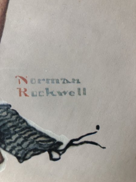 画像5: Vintage The Saturday Evening Post Norman Rockwell Art w/Frame (A286） (5)