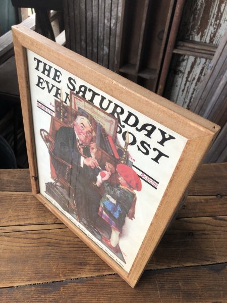 画像2: Vintage The Saturday Evening Post Norman Rockwell Art w/Frame (A284) (2)