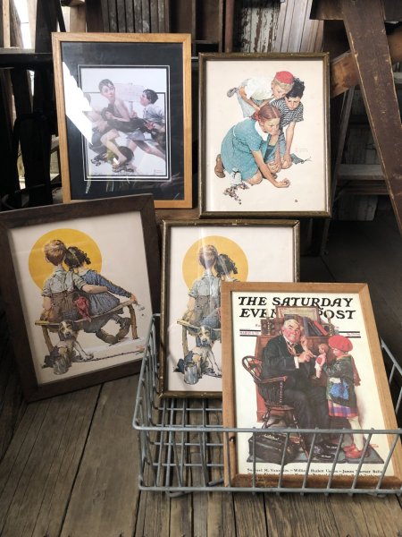 画像10: Vintage The Saturday Evening Post Norman Rockwell Art w/Frame (A282) (10)