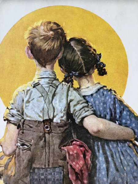 画像6: Vintage The Saturday Evening Post Norman Rockwell Art w/Frame (A282) (6)