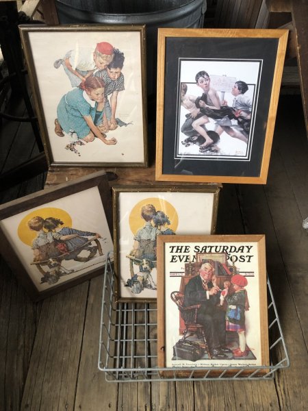 画像11: Vintage The Saturday Evening Post Norman Rockwell Art w/Frame (A284) (11)