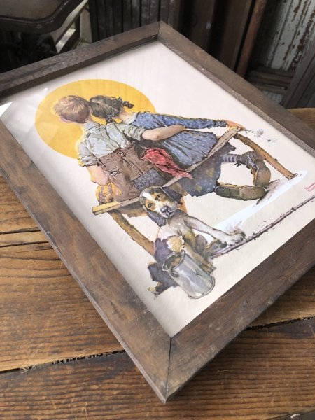 画像3: Vintage The Saturday Evening Post Norman Rockwell Art w/Frame (A282) (3)