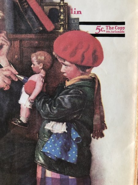画像6: Vintage The Saturday Evening Post Norman Rockwell Art w/Frame (A284) (6)