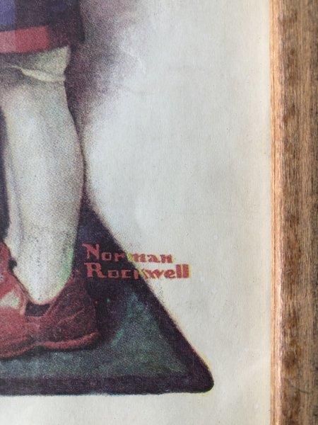 画像7: Vintage The Saturday Evening Post Norman Rockwell Art w/Frame (A284) (7)