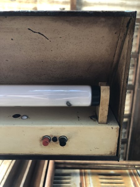 画像8: Vintage Art Deco Bankers Industrial Desk Metal Lamp (A289) (8)