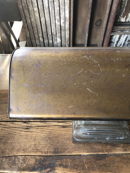 画像12: Vintage Art Deco Bankers Industrial Desk Metal Lamp (A289) (12)