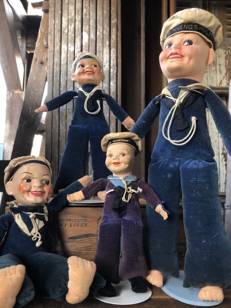 画像12: Vintage Sailor Boy Souvenir Cloth Doll R.M.S. CARONIR (A297)  (12)