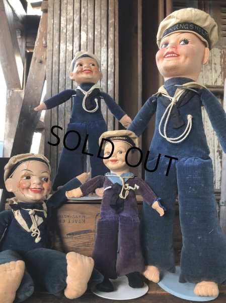 画像12: Vintage Sailor Boy Souvenir Cloth Doll R.M.S. CARONIR (A297)  (12)