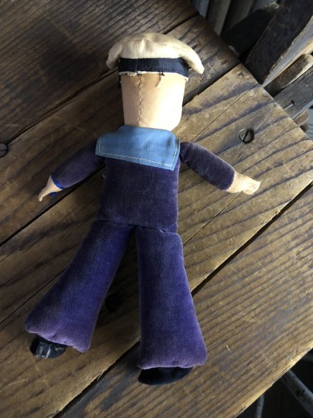 画像7: Vintage Sailor Boy Souvenir Cloth Doll R.M.S. CARONIR (A297)  (7)