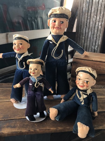 画像11: Vintage Sailor Boy Souvenir Cloth Doll M/S KUNGSHOLM (A295)  (11)