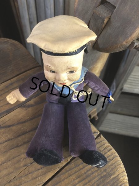 画像5: Vintage Sailor Boy Souvenir Cloth Doll R.M.S. CARONIR (A297)  (5)