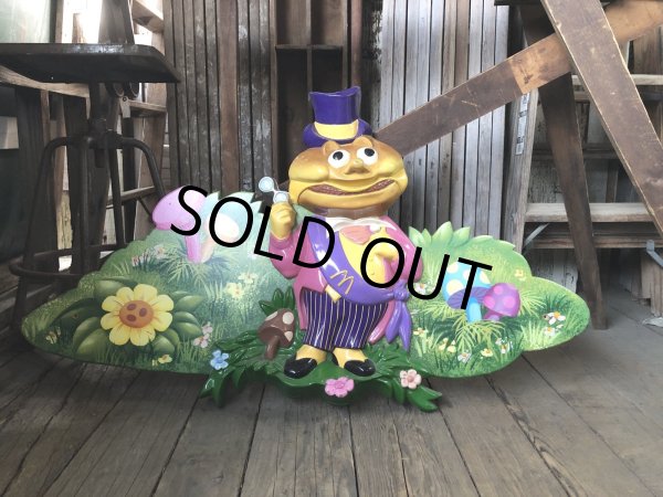 画像1: 70s Vintage SETMAKERS McDonalds Playland Mayor McCheese Wall Plaque Statue (A298) (1)