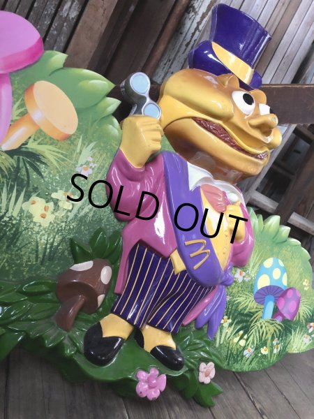 画像7: 70s Vintage SETMAKERS McDonalds Playland Mayor McCheese Wall Plaque Statue (A298) (7)