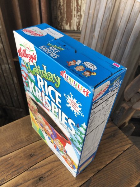 画像5: 00s Vintage Kellogg's Cereal Box RICE KRISPIES Holiday (A305) (5)