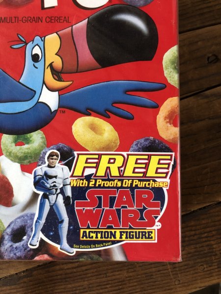 画像9: 90s Vintage Kellogg's Cereal Box FROOT LOOPS Star Wars (A300) (9)