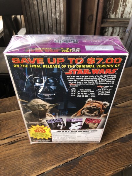 画像4: 90s Vintage Kellogg's Cereal Box Raisin Bran Star Wars (A301) (4)