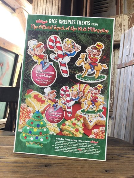 画像4: 00s Vintage Kellogg's Cereal Box RICE KRISPIES Holiday (A305) (4)