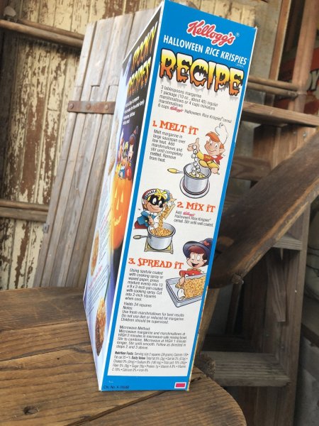 画像3: 00s Vintage Kellogg's Cereal Box RICE KRISPIES Halloween (A304) (3)