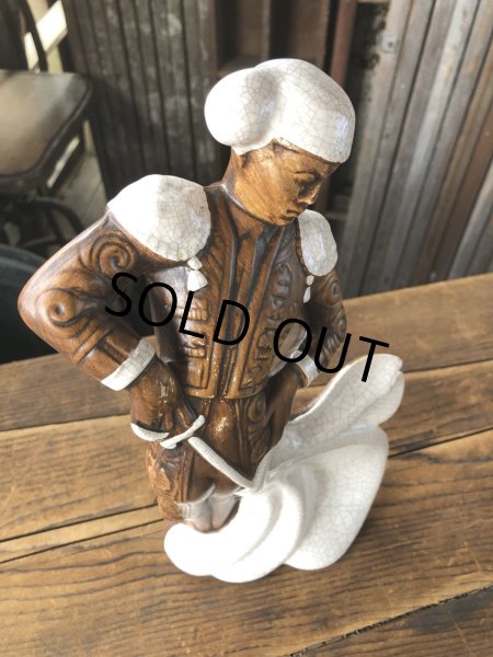 画像2: 60s Vintage Matador Porcelain Ceramic Statue Mid Century Large Figure (A308) (2)