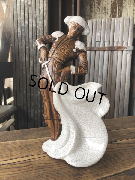 画像1: 60s Vintage Matador Porcelain Ceramic Statue Mid Century Large Figure (A308) (1)
