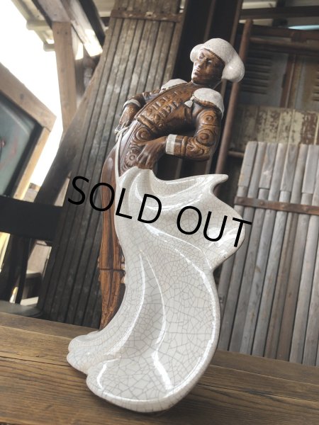 画像5: 60s Vintage Matador Porcelain Ceramic Statue Mid Century Large Figure (A308) (5)