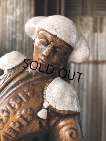 画像8: 60s Vintage Matador Porcelain Ceramic Statue Mid Century Large Figure (A308) (8)