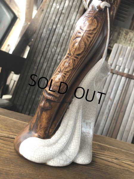 画像6: 60s Vintage Matador Porcelain Ceramic Statue Mid Century Large Figure (A308) (6)