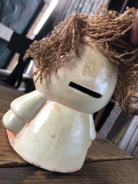 画像9: 70s Vintage Russ Berrie Wilbur Family Wilbur and Friends Ceramic Bank Love IN Kisses (A310) (9)