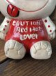 画像11: 70s Vintage Russ Berrie Wilbur Family Wilbur and Friends Ceramic Bank CAUTION Red Hot Lover (A312) (11)