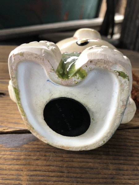 画像10: 70s Vintage Russ Berrie Wilbur Family Wilbur and Friends Ceramic Bank I Need Love (A309) (10)