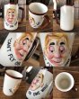 画像11: 50s Vintage Enesco Funny Faces Ceramic Mug SET (A313) (11)