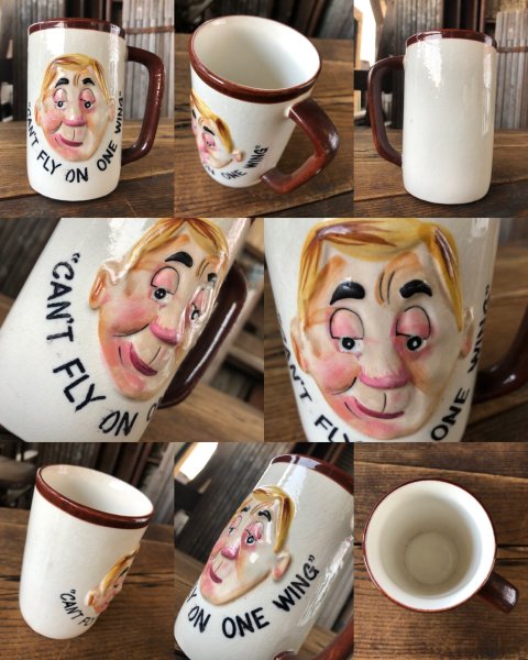 画像11: 50s Vintage Enesco Funny Faces Ceramic Mug SET (A313) (11)