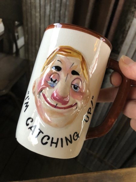 画像6: 50s Vintage Enesco Funny Faces Ceramic Mug SET (A313) (6)