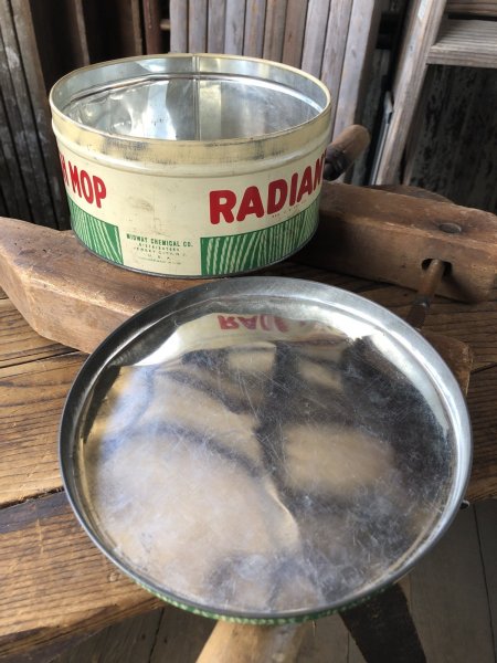 画像4: Vintage RADIANT Polish Mop Tin Can (A314) (4)