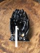 画像14: 50s Vintage Japan Porcelain Black Hand Ashtray Jewelry Trinket Bowl (A320) (14)
