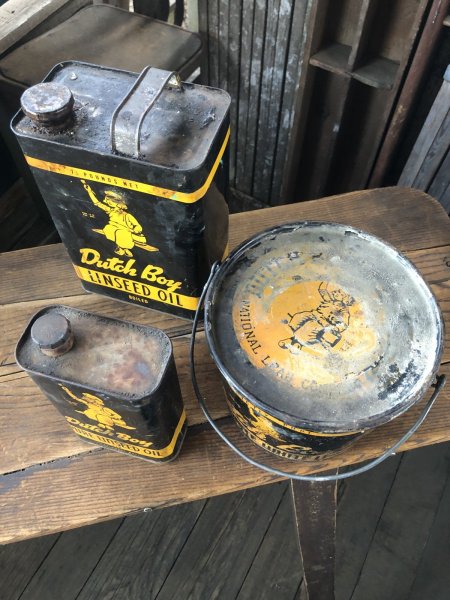 画像11: Vintage Dutch Boy White Lead Paint Can Bucket Pail (A323) (11)