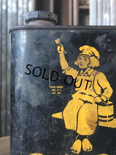 画像6: Vintage Dutch Boy Paint Linseed Oil One Quart Can (A321) (6)