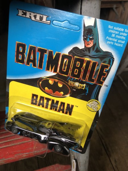 画像11: 80s Vintage Ertl BATMAN Batmobile 1/64 Diecast Car MOC (A324) (11)
