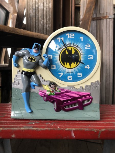 画像1: 70s Vintage BATMAN Alarm Clock (A325) (1)
