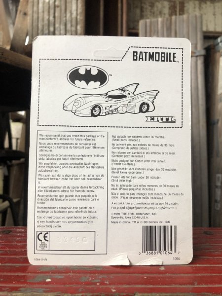画像3: 80s Vintage Ertl BATMAN Batmobile 1/64 Diecast Car MOC (A324) (3)