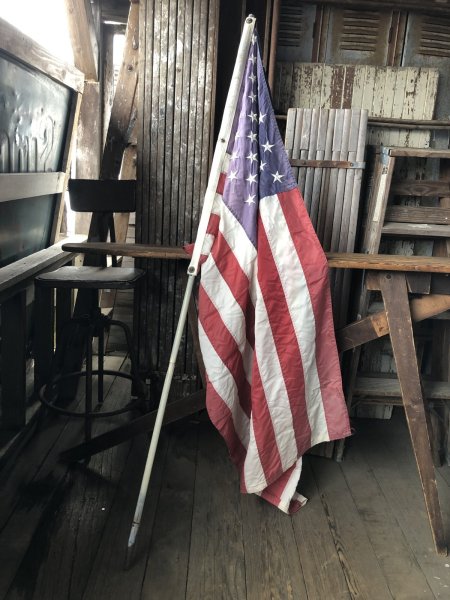 画像1: 60s Vintage Annin and Co Stars and Stripes United States American Flag 50 Stars (A326) (1)