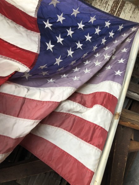 画像6: 60s Vintage Annin and Co Stars and Stripes United States American Flag 50 Stars (A326) (6)