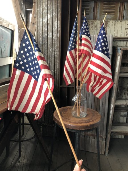 画像9: Vintage Stars and Stripes United States American Flag 50 Stars 79cm /29x42 cm (A327) (9)