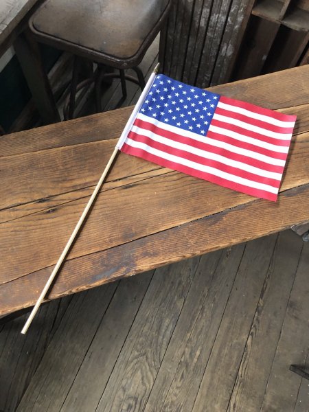 画像2: Vintage Stars and Stripes United States American Flag 50 Stars 61cm/21x32cm (A328) (2)