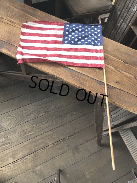 画像8: Vintage Stars and Stripes United States American Flag 50 Stars 79cm /29x42 cm (A327) (8)