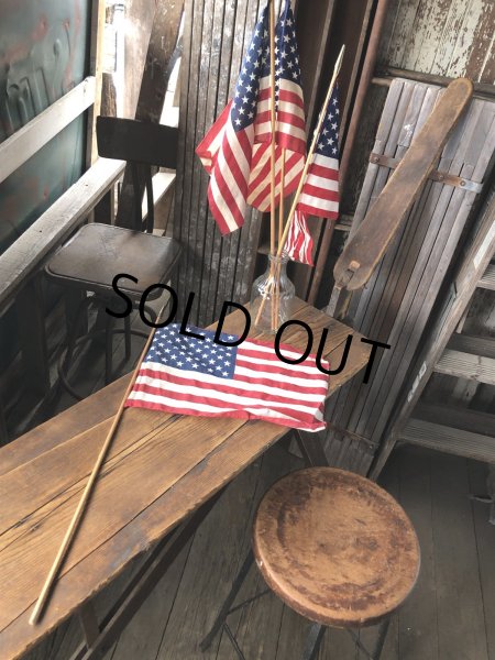 画像1: Vintage Stars and Stripes United States American Flag 50 Stars 79cm /29x42 cm (A327) (1)