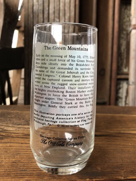 画像3: 70s Vintage Coca Cola Heritage Glass The Green Mountains (A336) 　 (3)