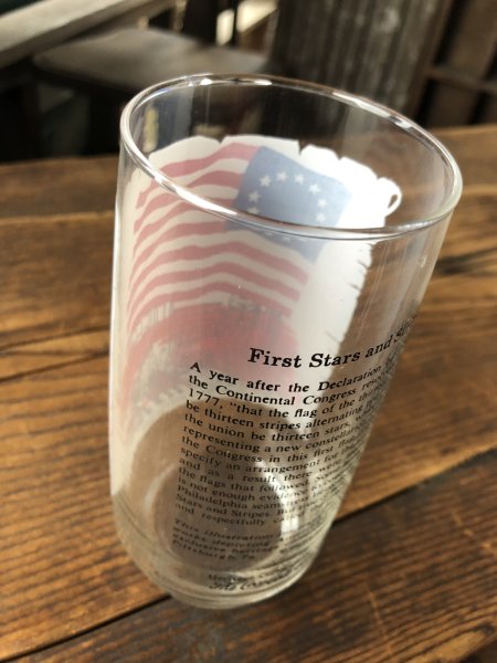画像2: 70s Vintage Coca Cola Heritage Glass First Stars and Stripes (A340) 　 (2)