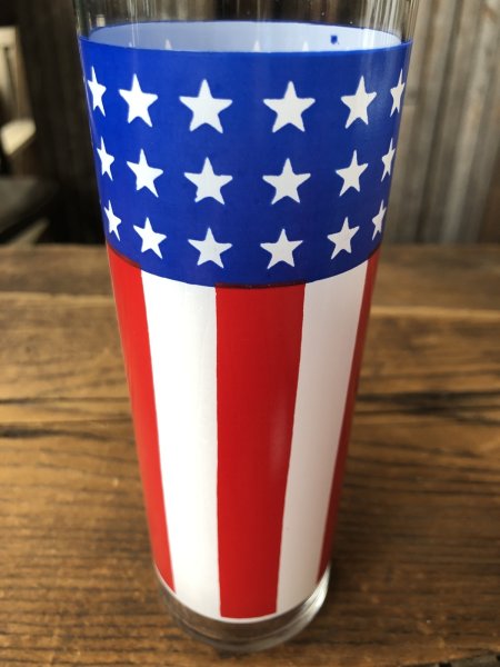 画像5: Vintage Groovy American Old Glory Stars and Stripes Glass 45 (A333) 　 (5)